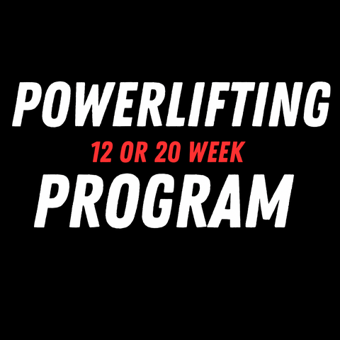 Powerlifting Program